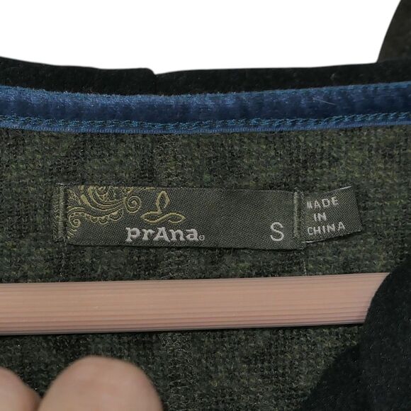 Prana Sz Small Sybil Green Textured Hooded Tunic Long Sleeves Gorp Outdoors - Picture 4 of 7